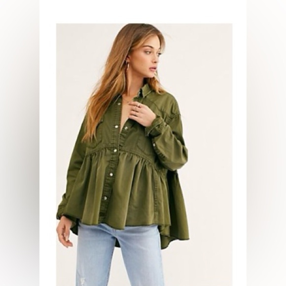 Free People Dylan Babydoll top